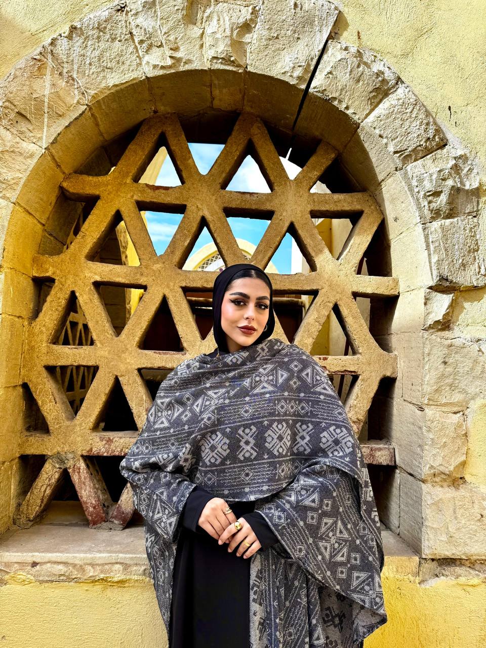 Jacquard Pattern Kaftan