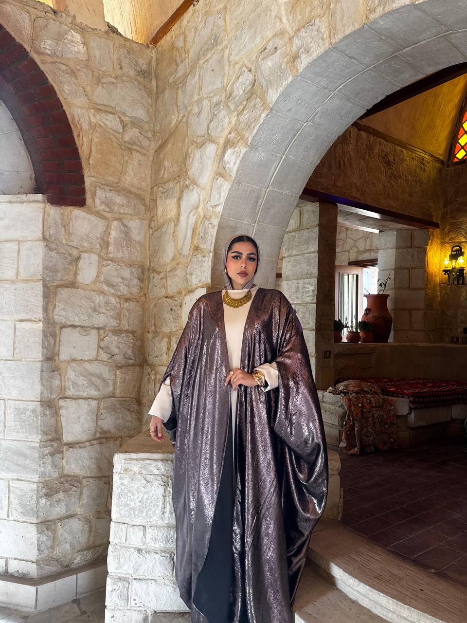 Moonlit Sheen Kaftan