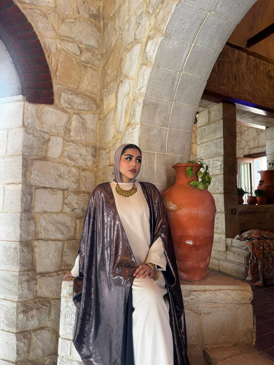 Moonlit Sheen Kaftan