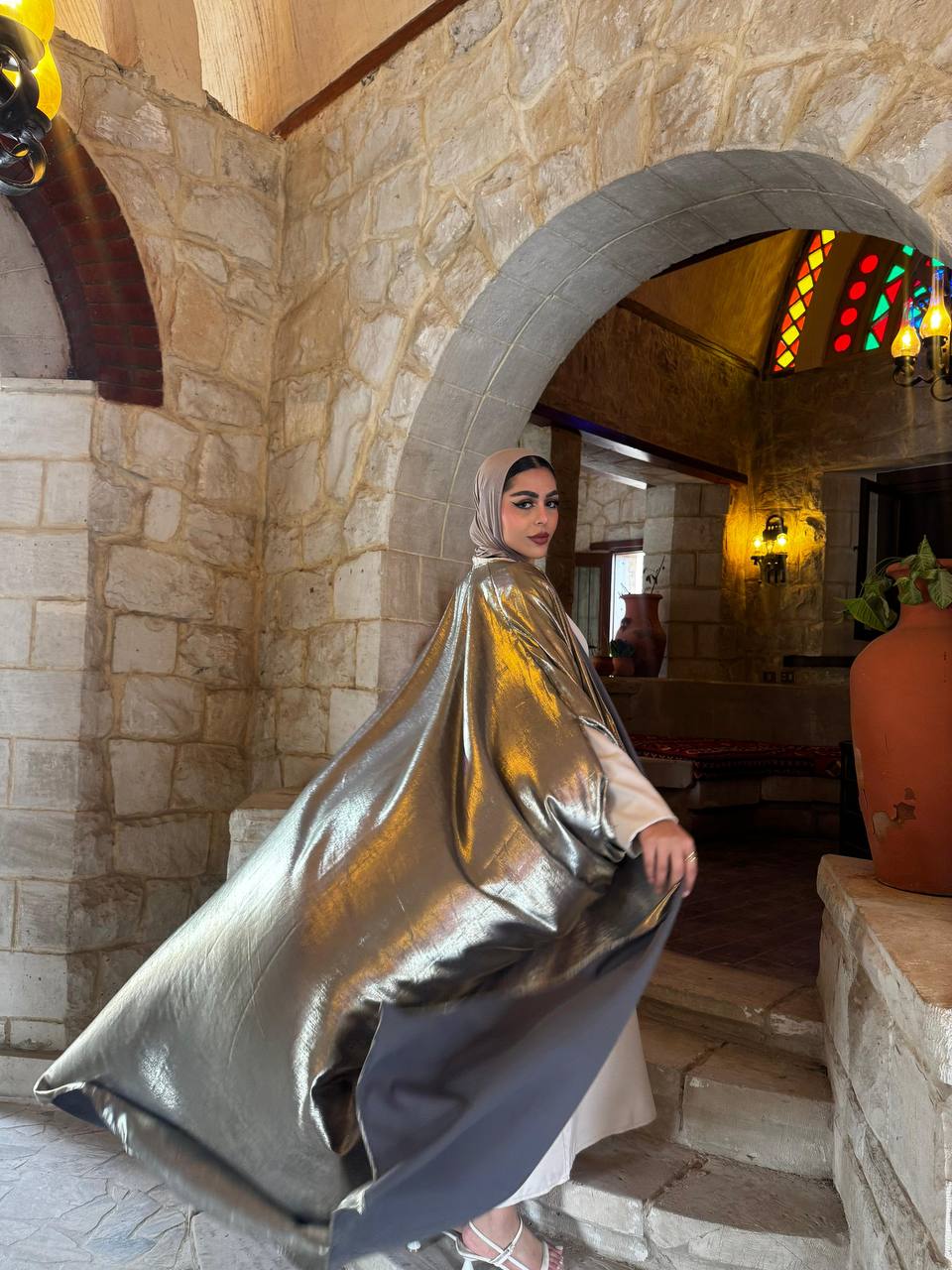 Moonlit Sheen Kaftan