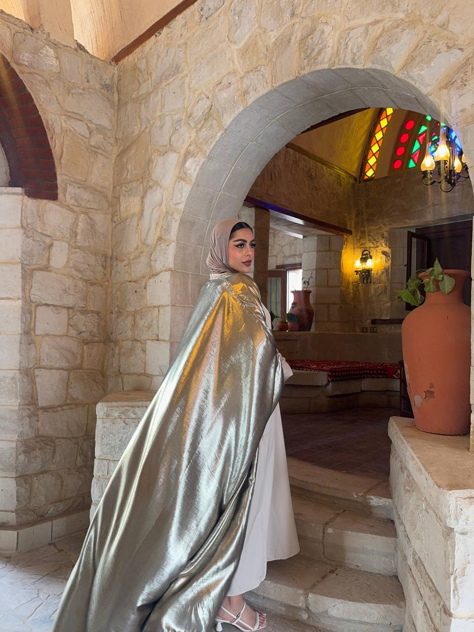 Moonlit Sheen Kaftan