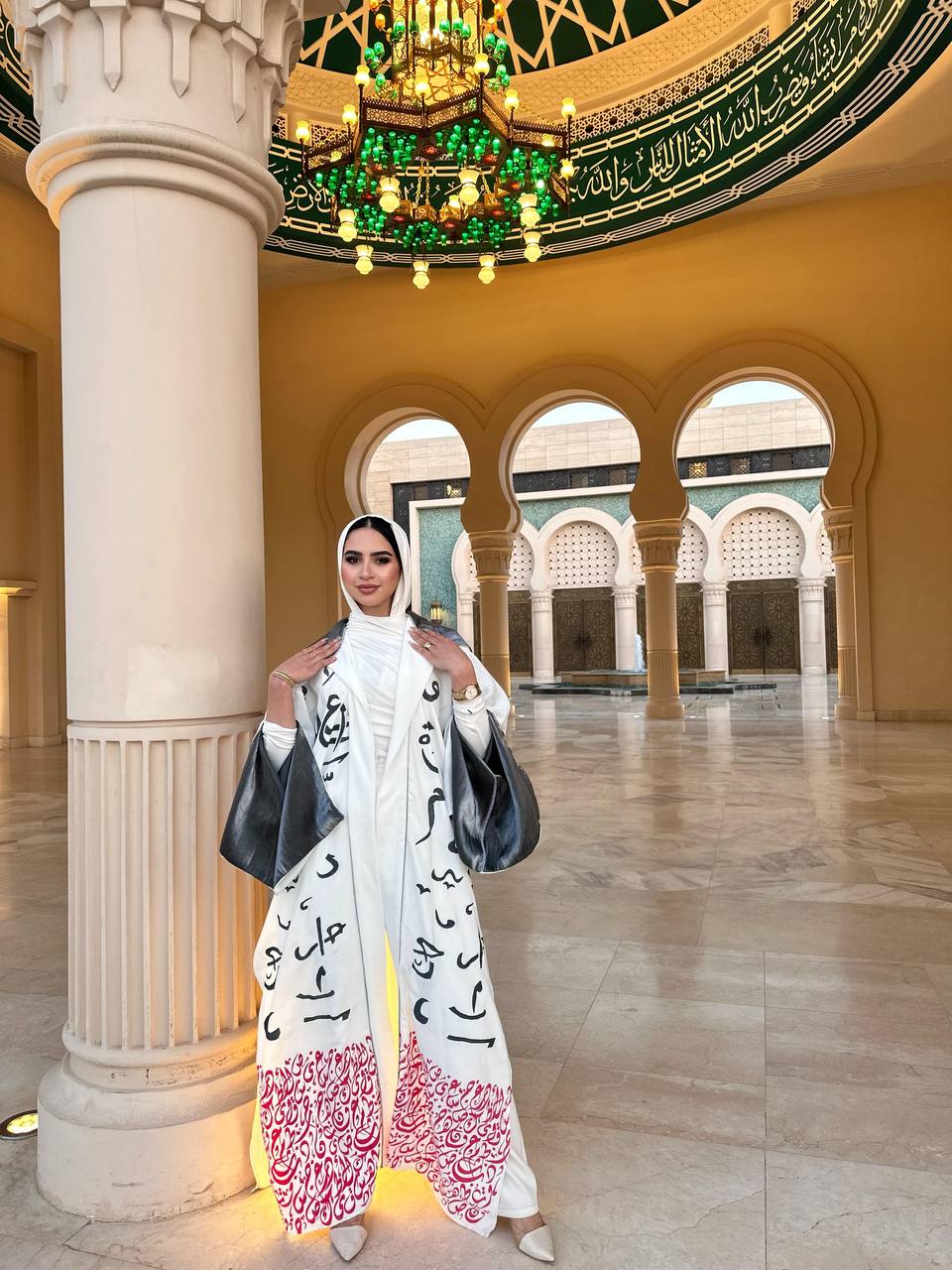 Calligraphy Elegance Kaftan