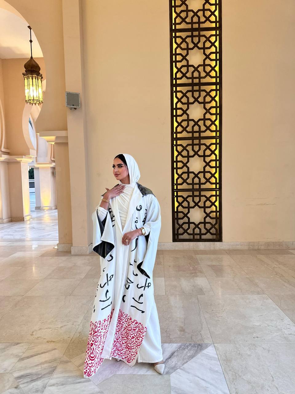 Calligraphy Elegance Kaftan