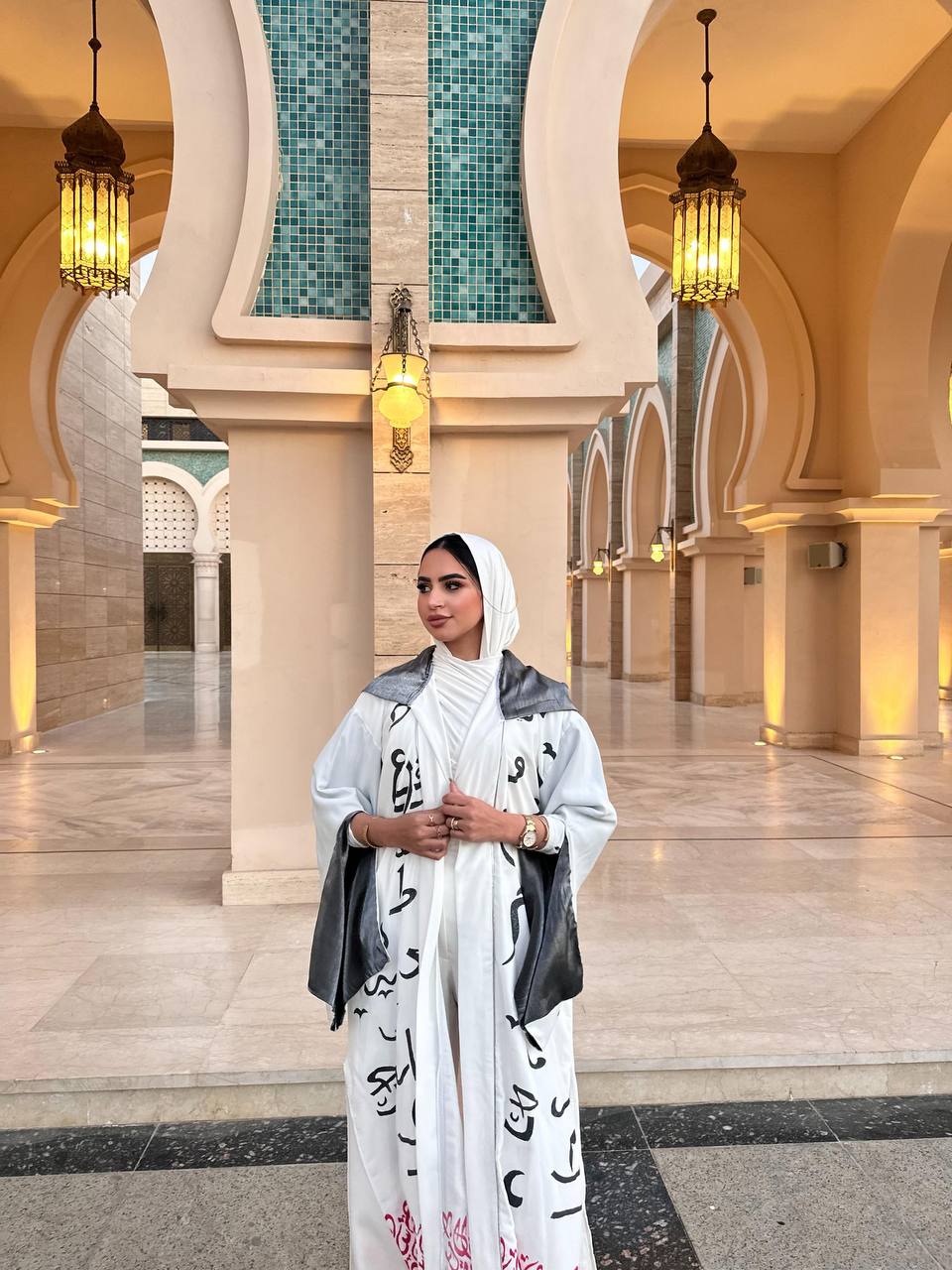 Calligraphy Elegance Kaftan