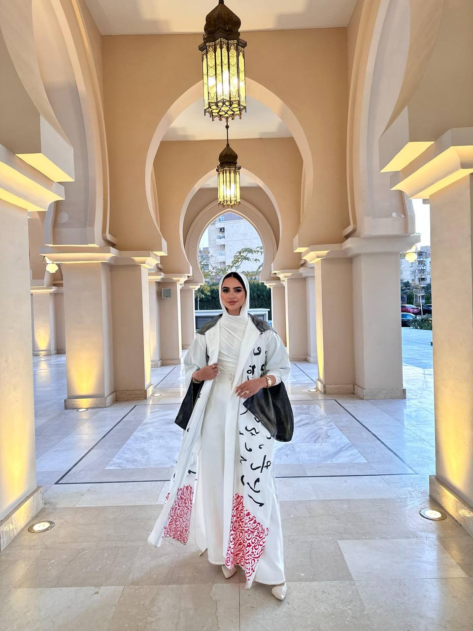 Calligraphy Elegance Kaftan