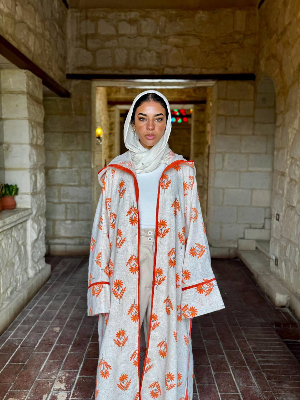 Embroidered Summer Kaftan