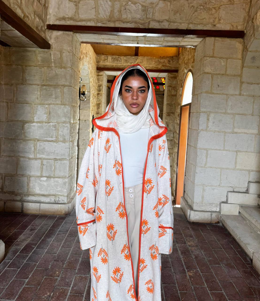 Embroidered Summer Kaftan