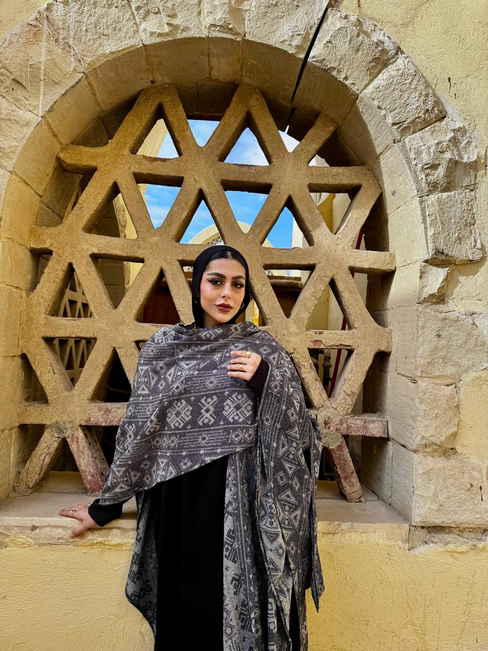 Jacquard Pattern Kaftan