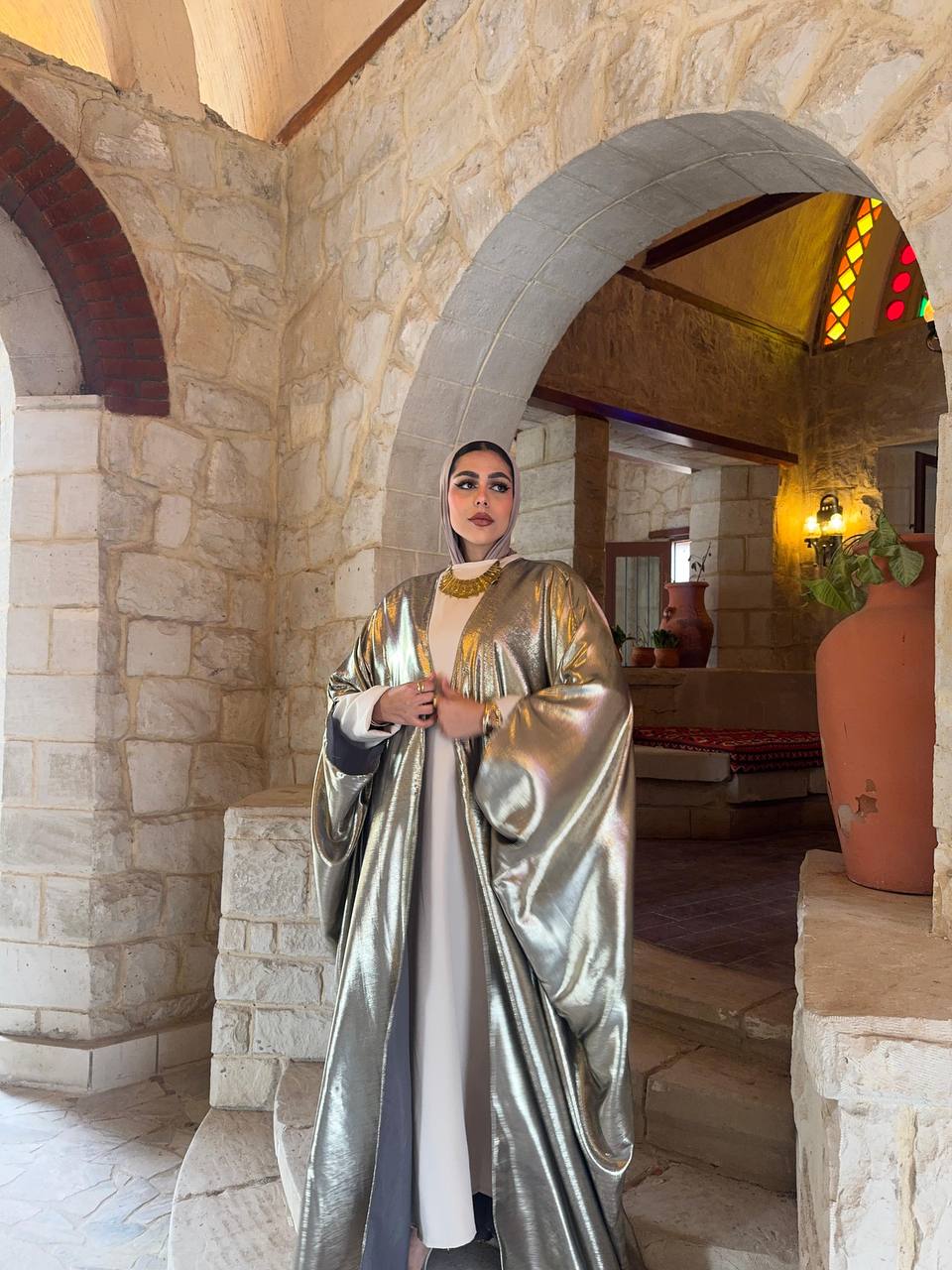 Moonlit Sheen Kaftan